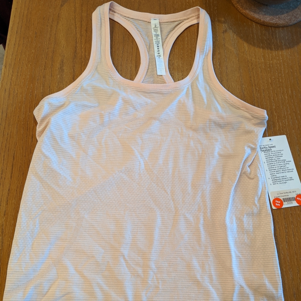 Lululemon Swiftly Speed Raceback Tank